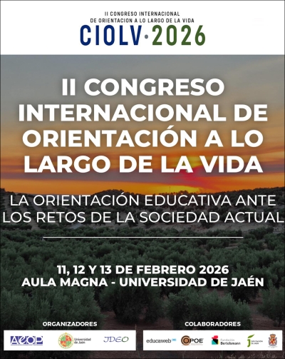 II Congreso Internacional de Orientación a lo Largo de la Vida, 11, 12 y 13 de febrero de 2026 en Jaén