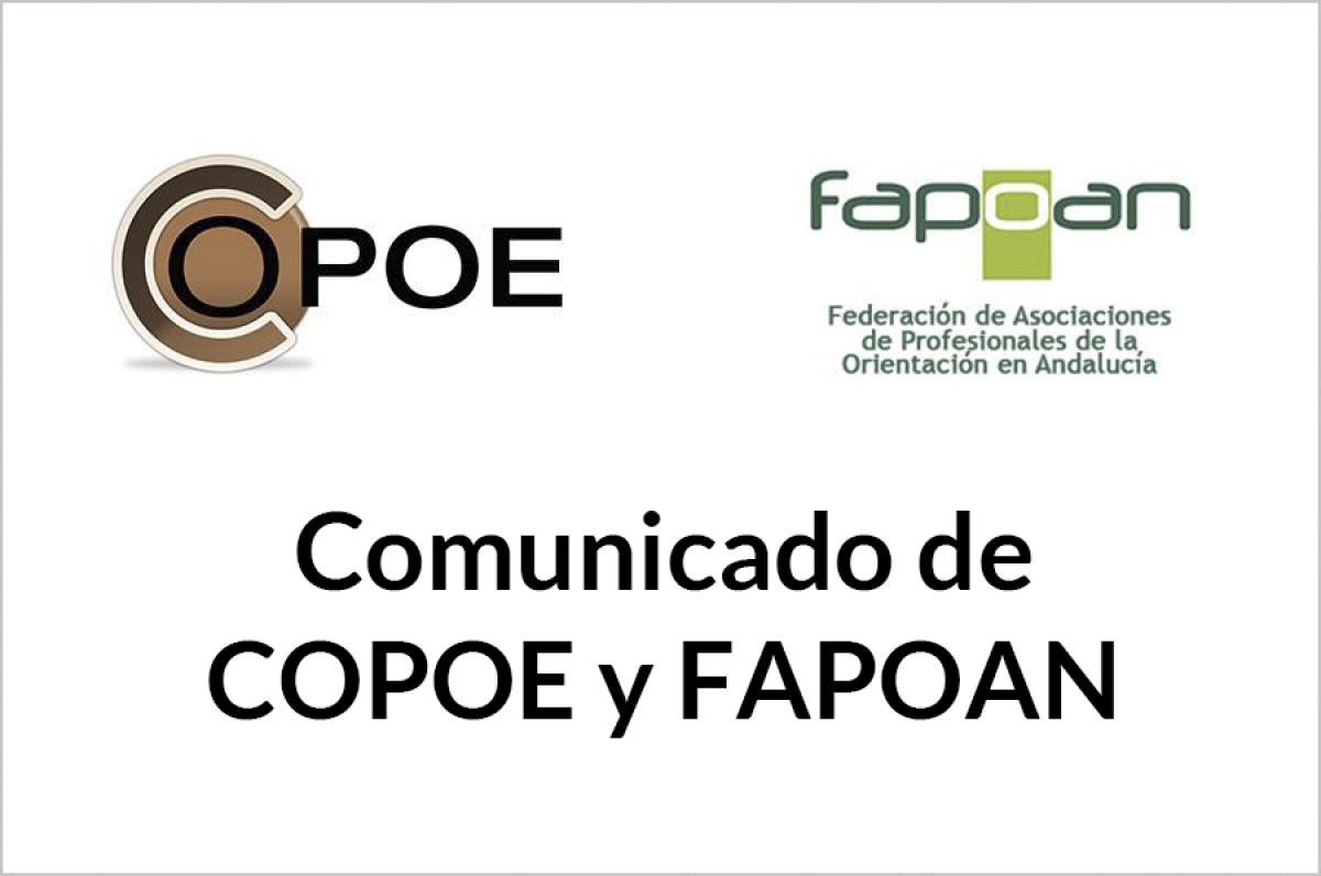 Comunicado de COPOE y FAPOAN contra la vinculación entre Ciclos Formativos de Grado Superior y estudios universitarios en Andalucía