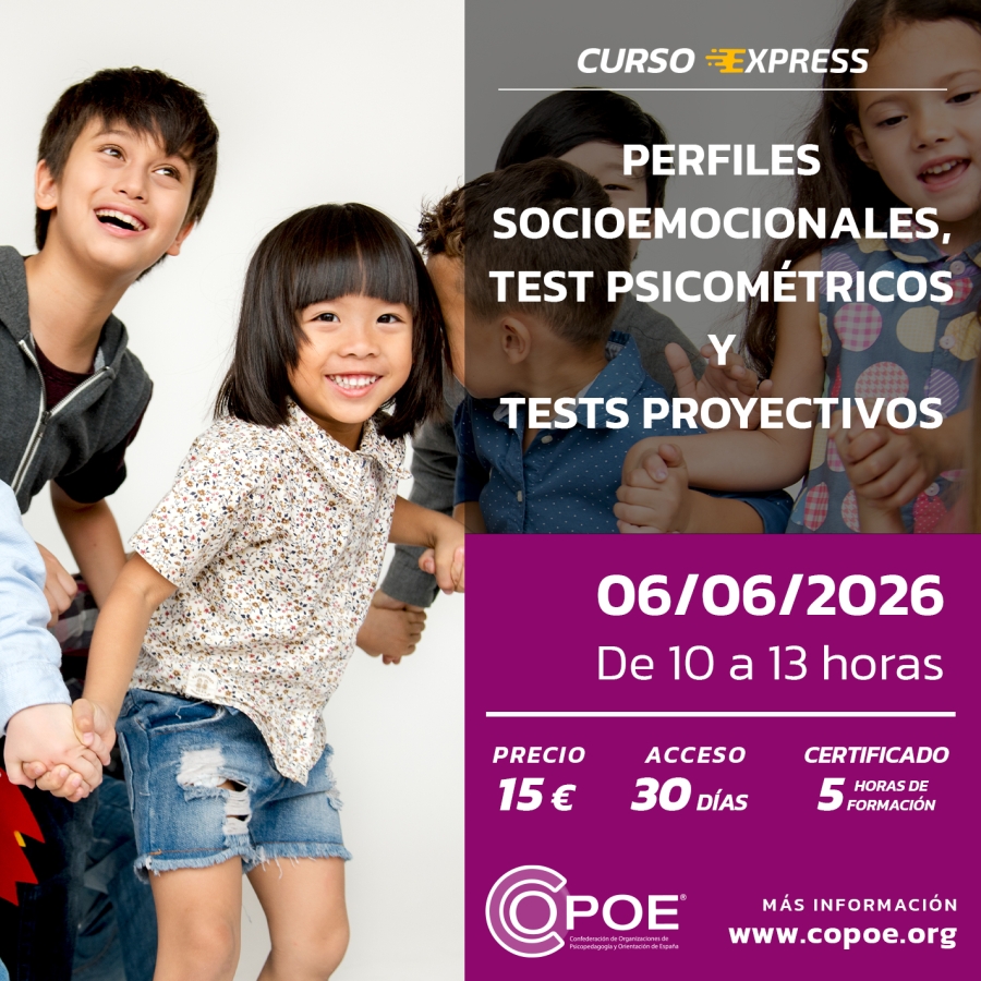 Curso expr&eacute;s de COPOE: "Perfiles Socioemocionales, Tests Psicom&eacute;tricos y Tests Proyectivos"