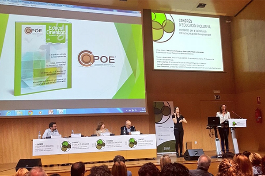 Presentamos en el Congreso de Educación Inclusiva de Valencia el cuarto número de la Revista de COPOE