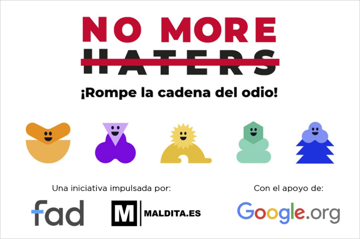 NO MORE HATERS, una iniciativa para que adolescentes y jóvenes aprendan a detectar y combatir el discurso de odio en redes