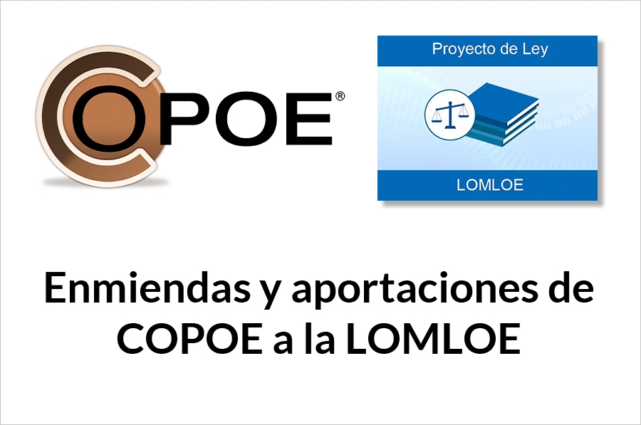 ApsidE colabora con COPOE en la realización de enmiendas a la nueva ley educativa