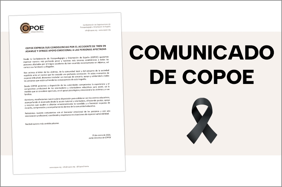 COPOE expresa sus condolencias por el accidente de tren en Adamuz y ofrece apoyo emocional a las personas afectadas