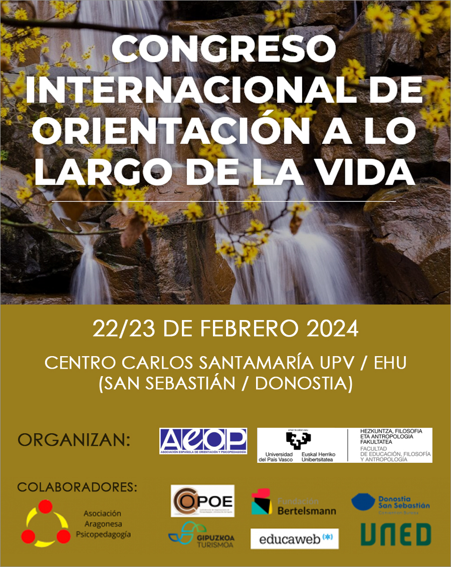 Congreso Internacional de Orientación a lo largo de la Vida, 22 y 23 de febrero en San Sebastián